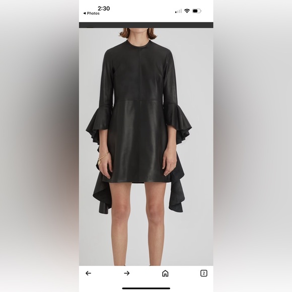 Ellery Black Long Sleeve Dress